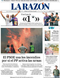 Portada La Razón 2025-08-15