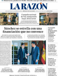 Portada La Razón 2025-07-16