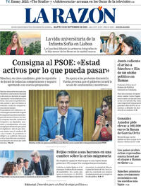 Portada La Razón 2025-09-16