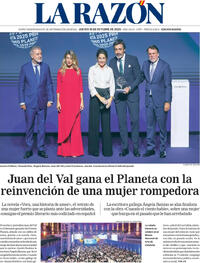 Portada La Razón 2025-10-16