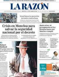 Portada La Razón 2025-09-17
