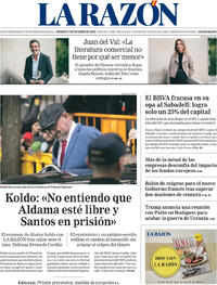 Portada La Razón 2025-10-17