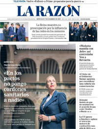 Portada La Razón 2025-12-17
