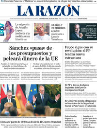 Portada La Razón 2025-07-18