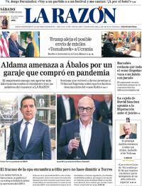 Portada La Razón 2025-10-18
