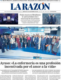 Portada La Razón 2025-11-19