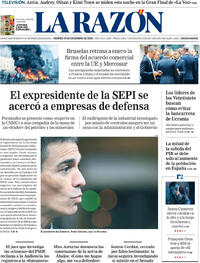 Portada La Razón 2025-12-19