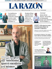 Portada La Razón 2025-07-21