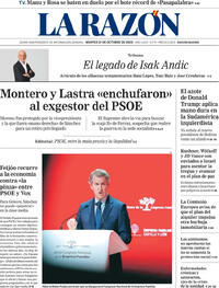 Portada La Razón 2025-10-21