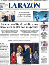 Portada La Razón 2025-11-22