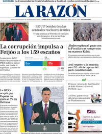 Portada periódico La Razón