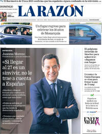 Portada periódico La Razón
