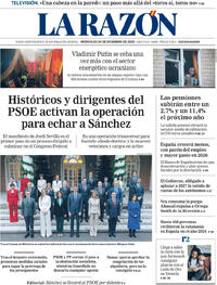 Portada La Razón 2025-12-24