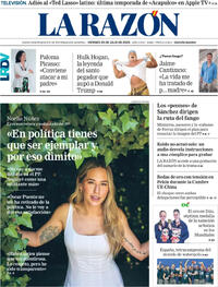 Portada La Razón 2025-07-25