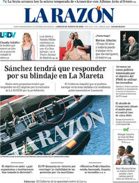 Portada La Razón 2025-08-25