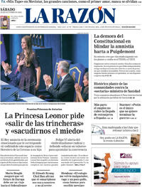 Portada La Razón 2025-10-25