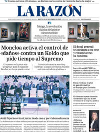 Portada La Razón 2025-11-25