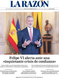 Portada La Razón 2025-12-25