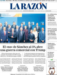 Portada La Razón 2025-06-26