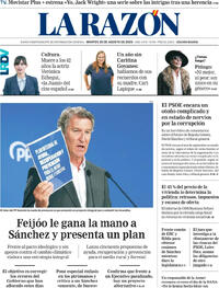 Portada La Razón 2025-08-26