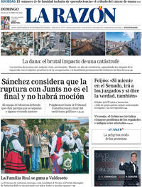 Portada La Razón 2025-10-26