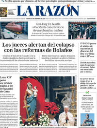 Portada La Razón 2025-12-26