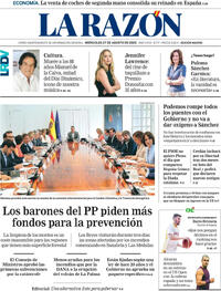 Portada La Razón 2025-08-27