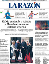 Portada La Razón 2025-11-27