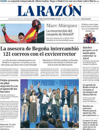 Portada La Razón 2025-09-29