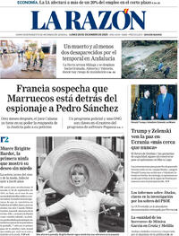 Portada La Razón 2025-12-29