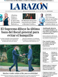Portada La Razón 2025-07-30