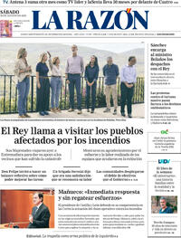 Portada La Razón 2025-08-30