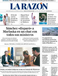 Portada La Razón 2025-07-31