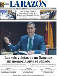 Portada La Razón 2025-10-31