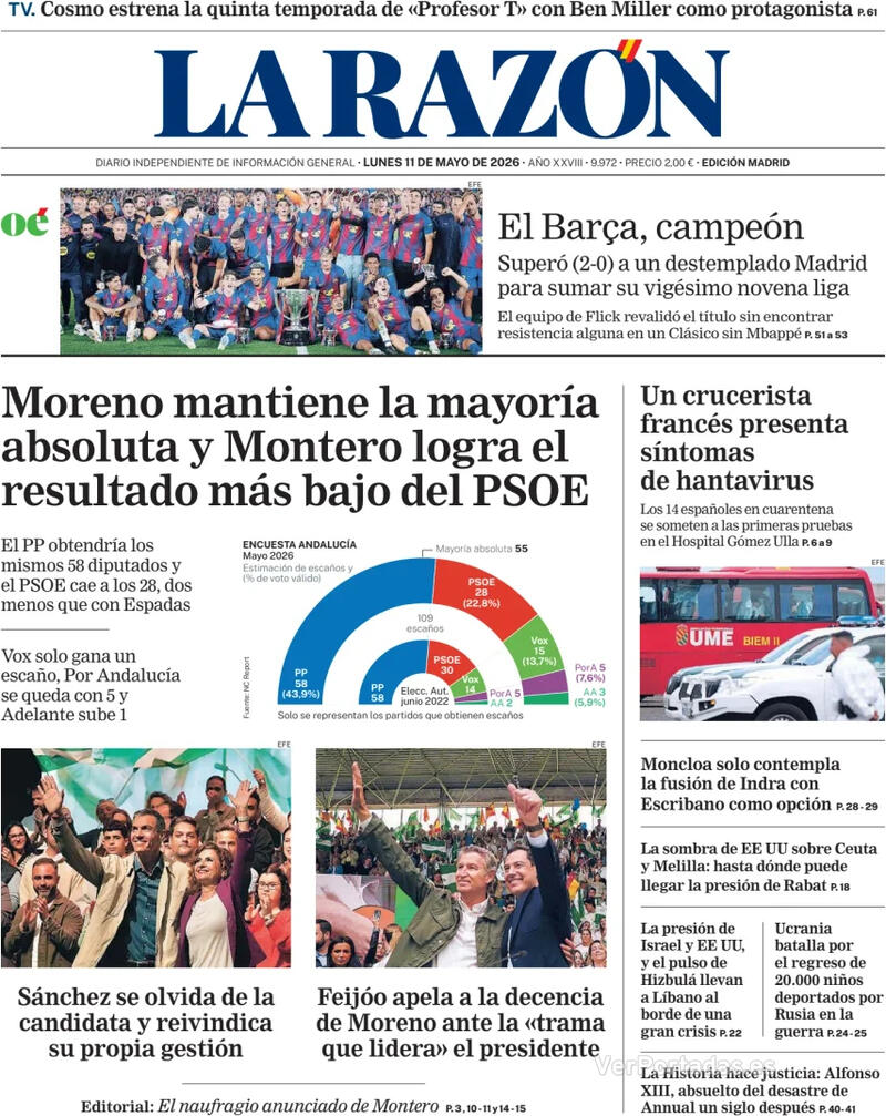 Portada ABC 2026-05-11