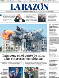 Portada La Razón 2026-04-01