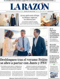 Portada La Razón 2026-06-02