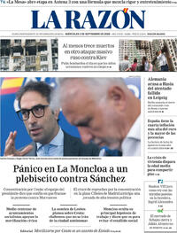 Portada La Razón 2026-09-02
