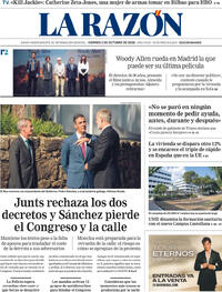 Portada La Razón 2026-10-02