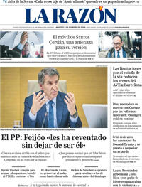 Portada La Razón 2026-02-03