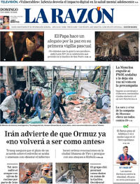 Portada La Razón 2026-04-05