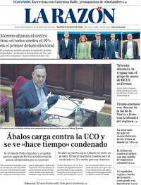 Portada La Razón 2026-05-05