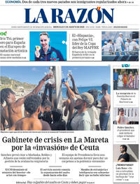 Portada La Razón 2026-08-05
