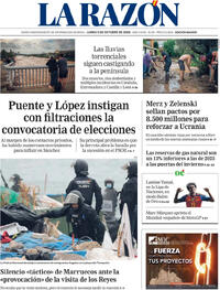 Portada La Razón 2026-10-05