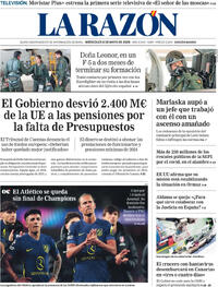 Portada La Razón 2026-05-06