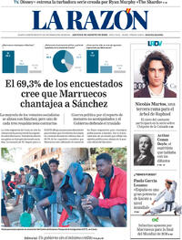 Portada periódico La Razón