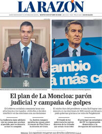 Portada La Razón 2026-10-06
