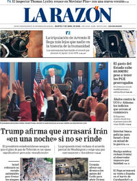 Portada La Razón 2026-04-07