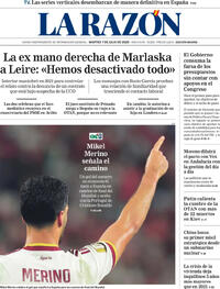 Portada La Razón 2026-07-07