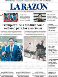 Portada La Razón 2026-01-08